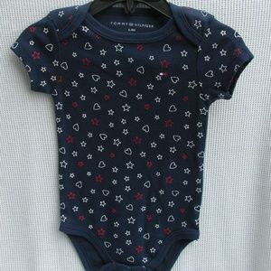 Tommy Hilfiger New Navy Blue Bodysuit/6-9 Mos.